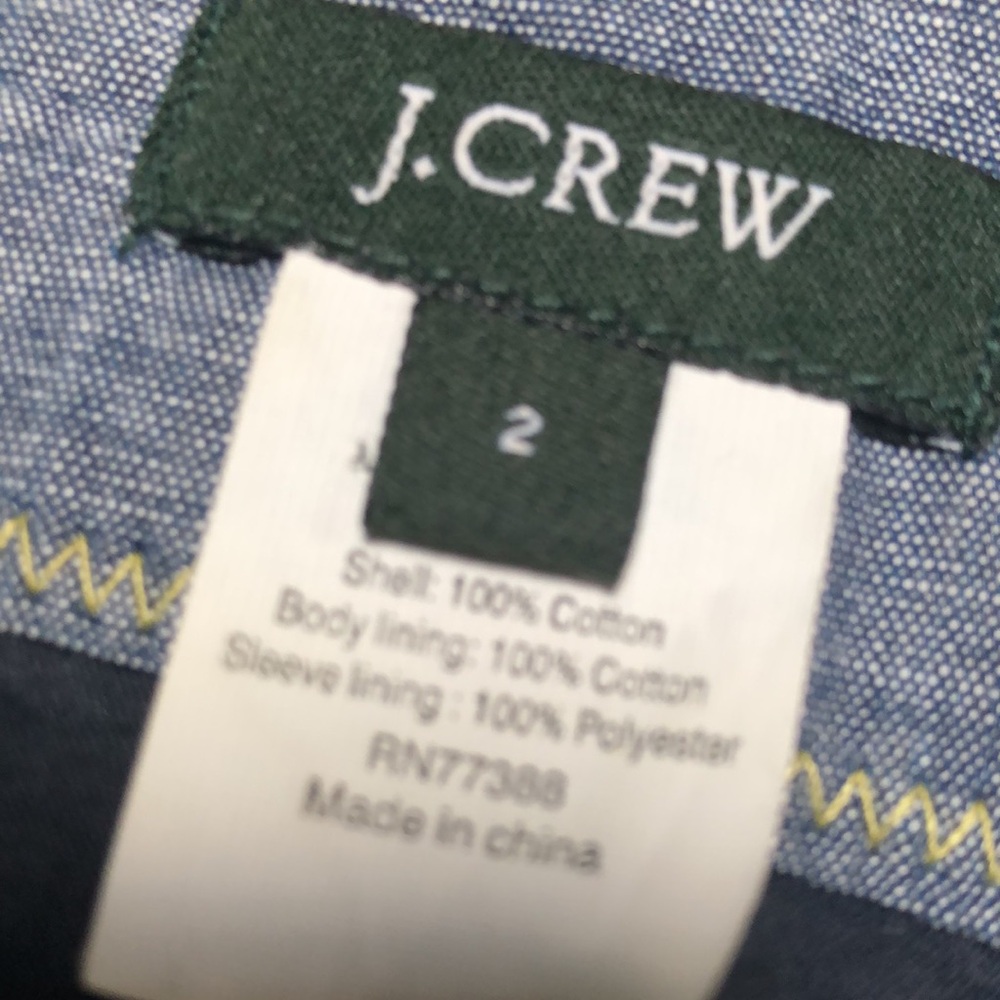 J. Crew denim blazer - Picture 2 of 6
